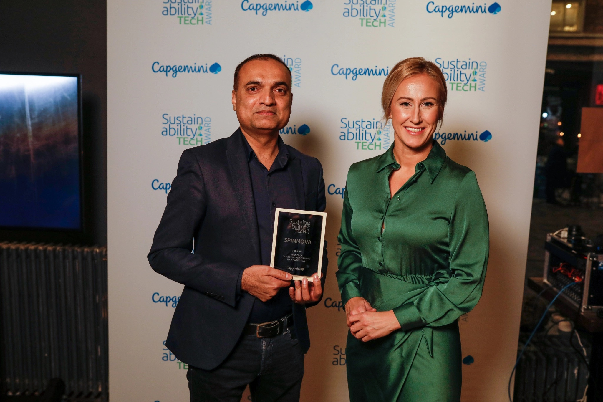 Spinnova Capgemini Sustainability Tech Award Winner